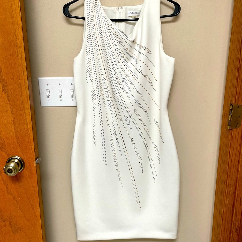 White Calvin Klein Dress
